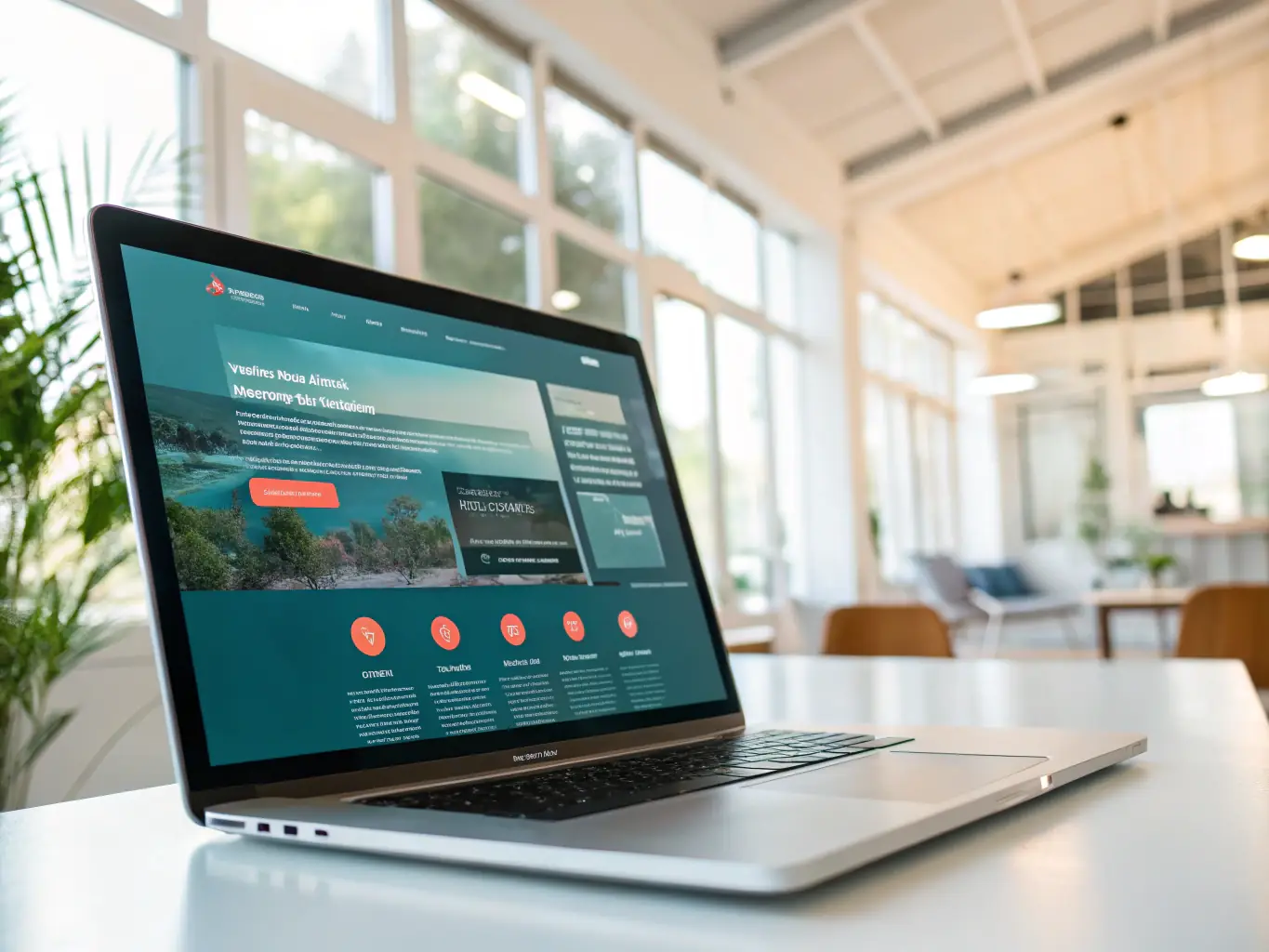 A clean, modern website design showcasing a user-friendly interface with clear navigation, reflecting Anatronix's expertise in creating engaging digital experiences.