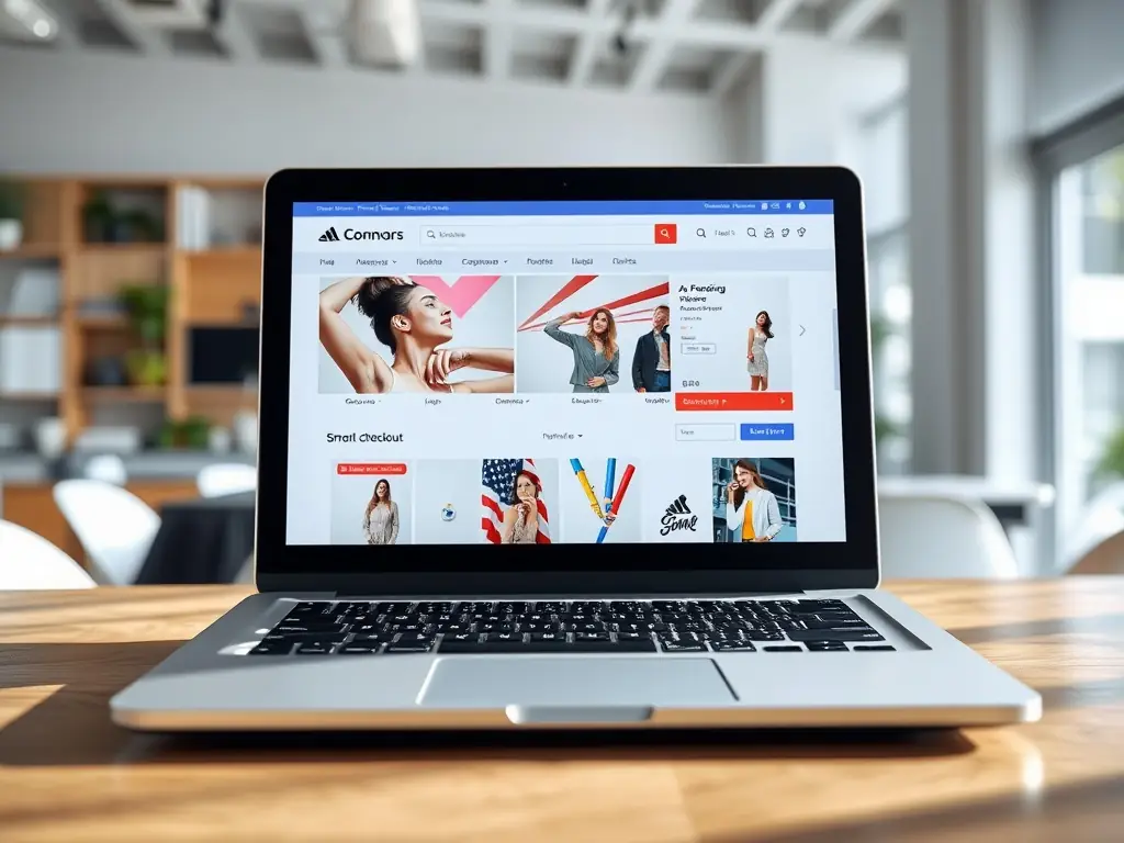 An e-commerce website design featuring secure payment gateways and a streamlined checkout process, highlighting Anatronix's capabilities in building robust online stores.
